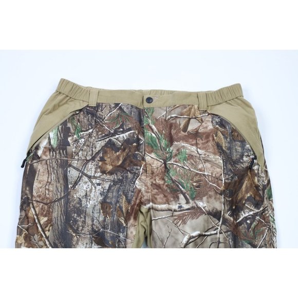 Gander Mtn Mens XL Realtree Camouflage Chamois Cloth Waterproof Hunting Pants - Picture 2 of 14